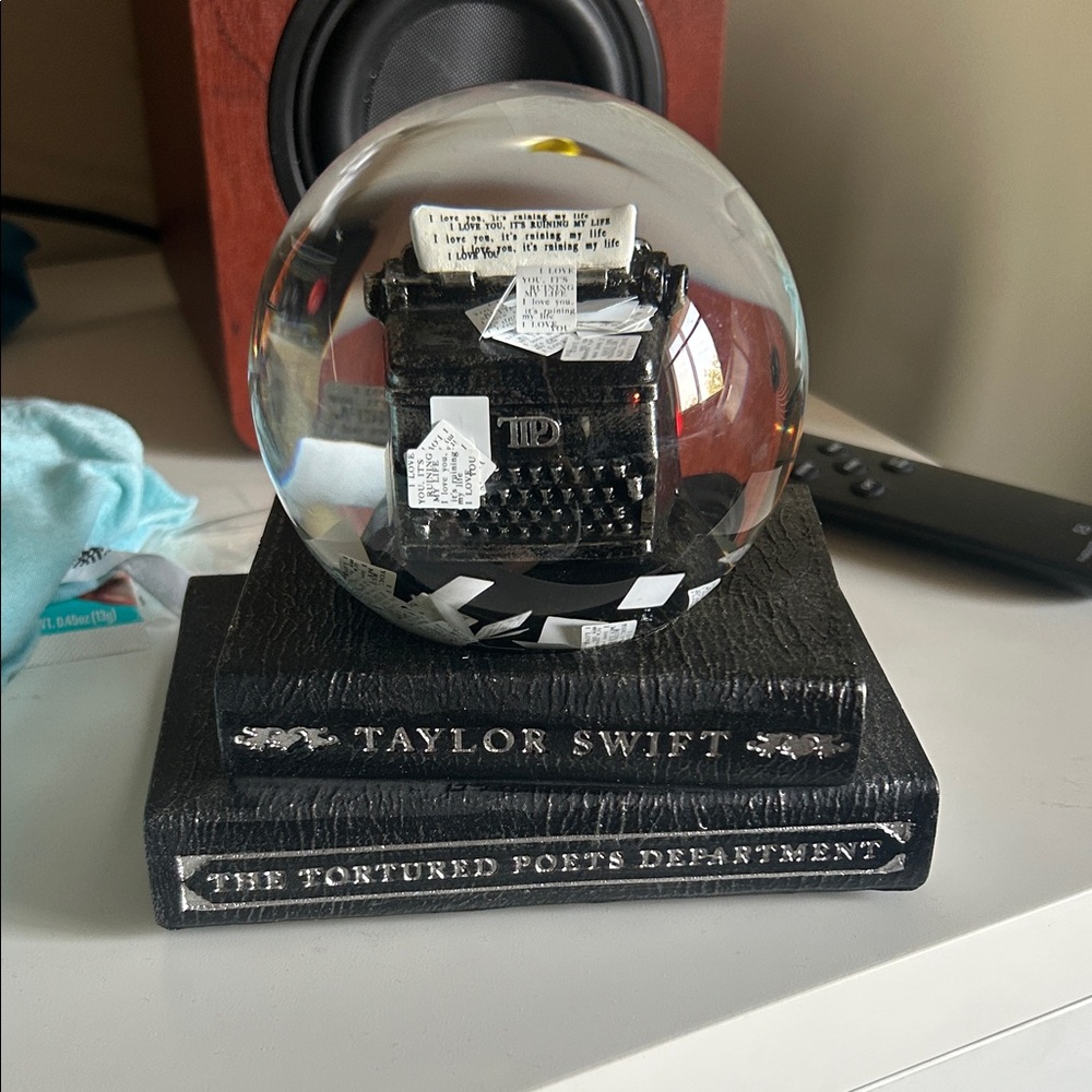Taylor Swift TTPD Snow Globe